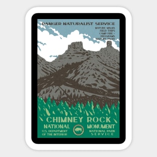 Chimney Rock National Monument WPA Sticker